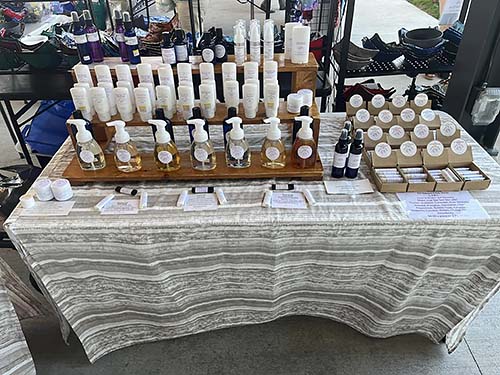 Market and Event locations for Serenity Soap Works