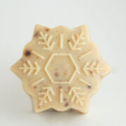 Serenity Soapworks Small Snowflake Goat Milk Soap Winter Holiday Soap
